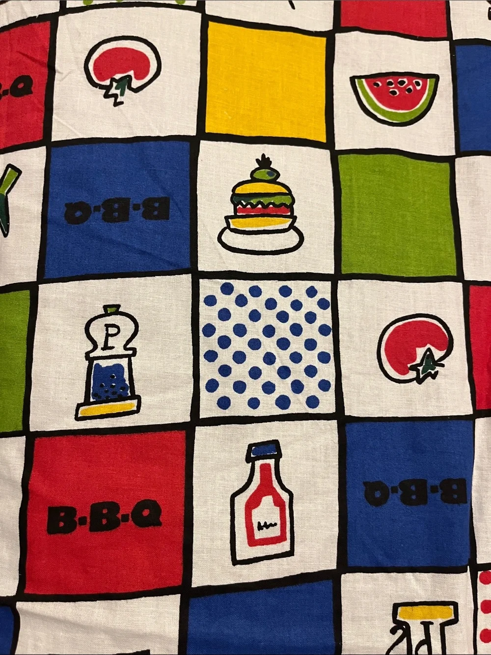 Picnic tablecloth/tablecloth 1990s mint condition